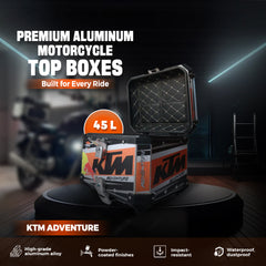 Premium Aluminum Motorcycle Top Boxes – Built for Every Ride