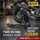 66Bhp X-Lift | The Ultimate 2-in-1 Paddock Stand – Spool & Swingarm Ready