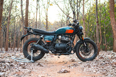 Powerage Slip-On Exhaust for Royal Enfield Bear 650 (OE Type) with De-Cat Pipe