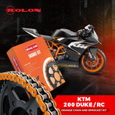 KTM 200 DUKE/RC ROLON ORANGE KIT