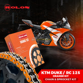 KTM DUKE/RC 125 ROLON ORANGE KIT