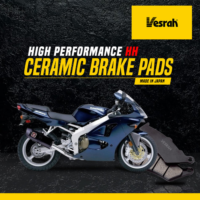 KawasakiI ZX6R Ninja ZX-6R 1998-2000 Front Vesrah ceramic Brake Pad