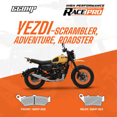 Yezdi Scrambler /Adventure/Roadster Race Pro Sintered Brake Pad