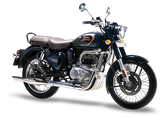 Royal Enfield 350 (J Series) Reborn / Classic / Meteor Silver Stallion Performance Exhaust (Sporty)