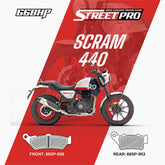 Royal Enfield Scram 440 Street Pro Semi Ceramic Brake Pads