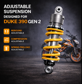 Duke 390 Gen 2 66BHP Air Born Performance Suspension