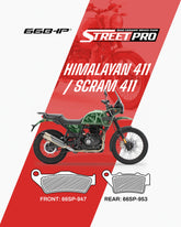 Royal Enfield Himalayan 411 / Scram 411 Street Pro Semi Ceramic Brake Pads