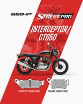 Royal Enfield GT / Interceptor 650 Street Pro Semi Ceramic Brake Pads