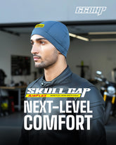 66Bhp Skull Cap Air Flex – Ultra-Light Cooling Helmet Liner | Premium Spandex Comfort & Breathable Fit