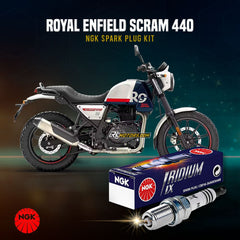 Royal Enfield scram 440 NGK Iridium spark plug