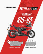Yamaha R15 V3 Street Pro Semi Ceramic Brake Pads