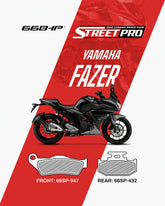 Yamaha Fazer Street Pro Semi Ceramic Brake Pads