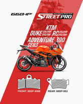 KTM Duke / RC 200 Street Pro Semi Ceramic Brake Pads