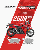 Honda CBR 250R (ABS) Street Pro Semi Ceramic Brake Pads