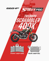 Triumph Scrambler 400 Street Pro Semi Ceramic Brake Pads