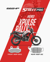 Hero Xpulse 200 Rally Street Pro Semi Ceramic Brake Pads