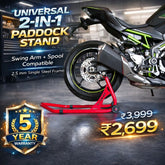 66Bhp Universal Paddock stand Spool Type + Swing Arm ( 2 in 1 )