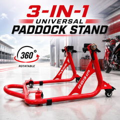 66Bhp 360 Universal Rotatable Paddock Stand - Two in One