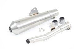 Powerage Slip-On Exhaust System for Royal Enfield Bear 650 (Cone Type) with De-Cat Pipe