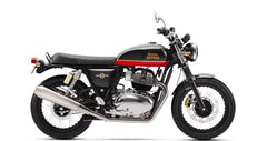 Royal Enfield Interceptor / GT 650 Silver Stallion Performance Big Bore Free Flow Bend Pipes