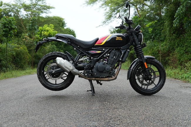 Powerage Slip-On Exhaust for Royal Enfield Guerilla 450 (with De-Cat Pipe)