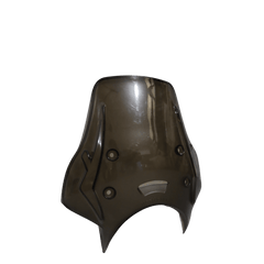 Royal Enfield Hunter 350 - Moto Care Polycarbonate Visor Black - LRL Motors