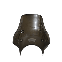 Royal Enfield Hunter 350 - Moto Care Polycarbonate Visor Black - LRL Motors