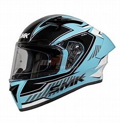 SMK Stellar Sports Adox Gloss Blue White Black (GL512) Helmet - LRL Motors