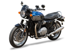 Triumph T120 / (1200) Bonne Silver Stallion Performance Exhaust (Slip-On)