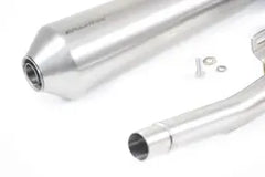 Powerage Slip-On Exhaust System for Royal Enfield Bear 650 (Cone Type) with De-Cat Pipe