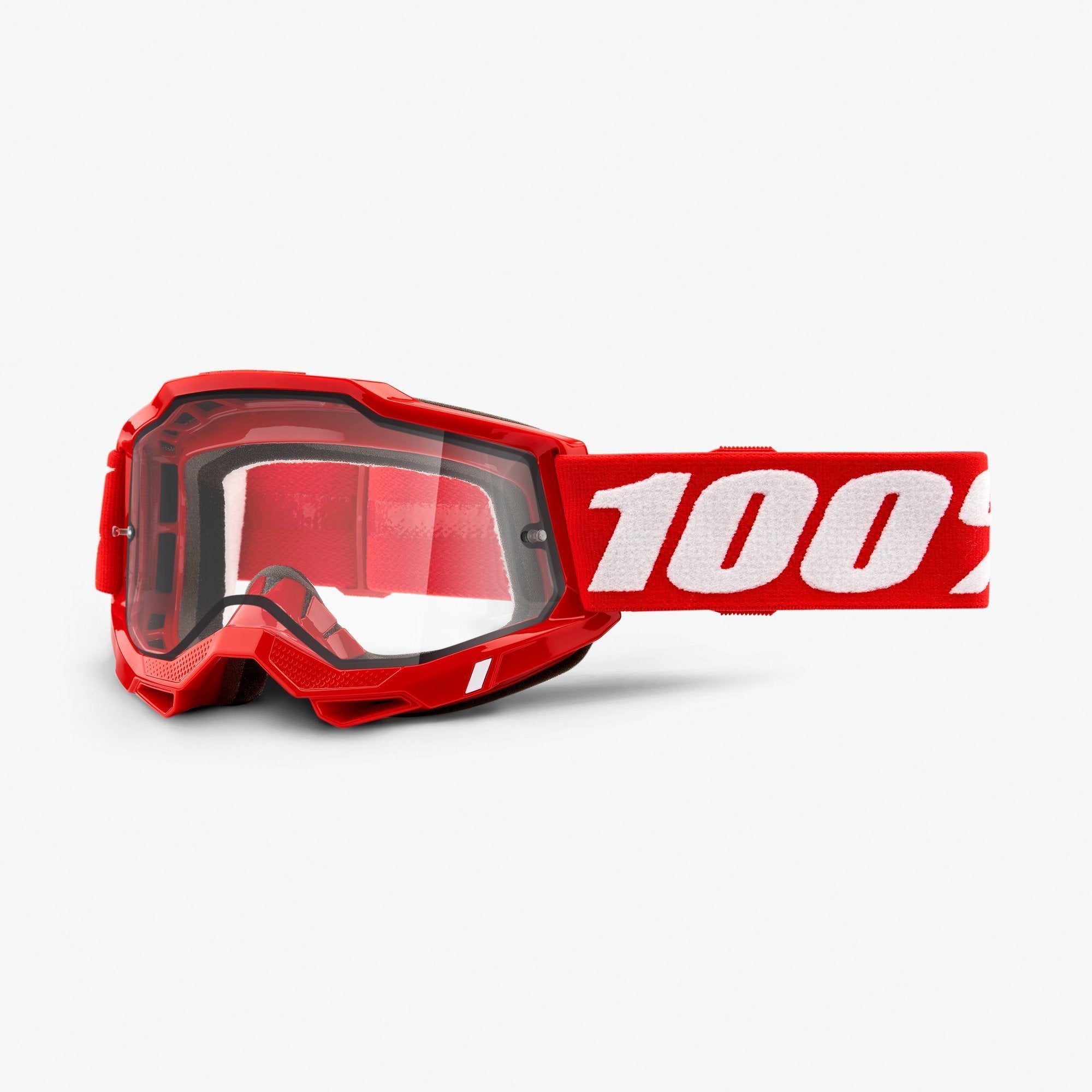 100% Accuri 2 Goggles Red with Clear Lens - LRL Motors