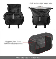 100% WATERPROOF LEH MOTORCYCLE SADDLEBAGS VIATERRA (100% WP LEH V3)