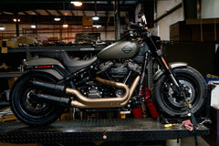 2018- Milwaukee Eight (M8) Fat Bob - 4.5 Slip-ons - LRL Motors