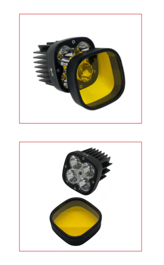 4 LED Cree Auxiliary Light Fog Lamp, Headlight Motorbike LED - LRL Motors