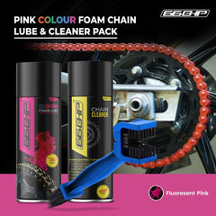 66Bhp Pink Chain Lube Set ( 150 ml) - LRL Motors
