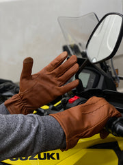 Premium Goat leather biker glove