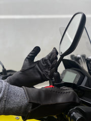 Premium Goat leather biker glove