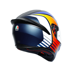 AGV HELMET - K1 MULTI ECE DOT - POWER MATT DARK BLUE/ORANGE/WHITE - LRL Motors