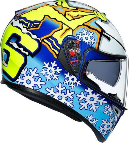 AGV K3-SV ROSSI Winter Test 2016 Helmet - LRL Motors