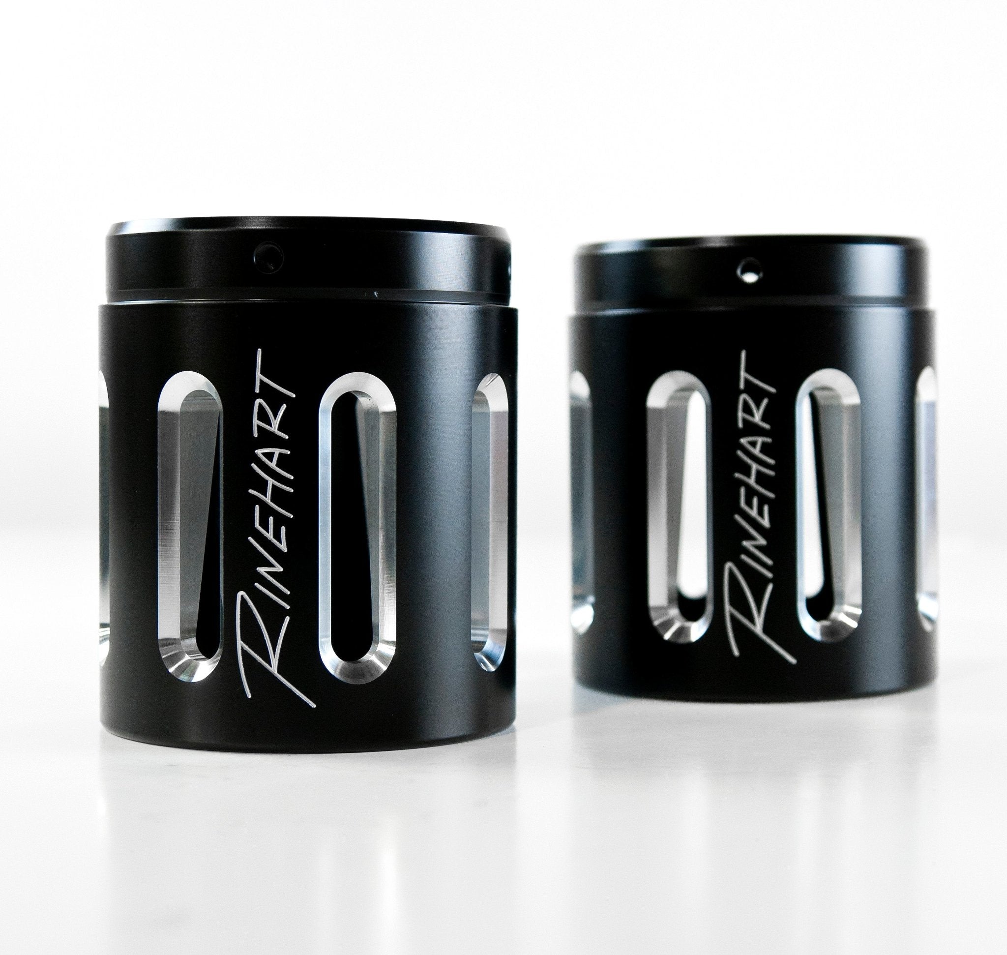 All Touring Models Milwaukee Eight - 4" Slip-On Mufflers Chrome With Black End Caps Merge - LRL Motors