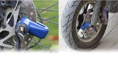 Anti Theft Heavy Duty Security Disc Lock/Padlock for Motorbike Scooter Black - LRL Motors