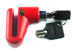 Anti Theft Heavy Duty Security Disc Lock/Padlock for Motorbike Scooter Black - LRL Motors