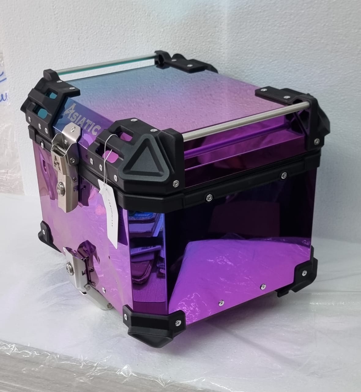 Asiatic 45Liter Motorcycle top box-Petrol - LRL Motors