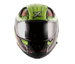 AXOR APEX VENOMOUS DULL BLACK NEON HELMET - LRL Motors