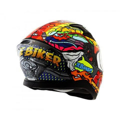 AXOR APEX XBHP 299 HELMET NEON YELLOW BLUE - LRL Motors