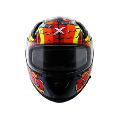 AXOR APEX XBHP 299 HELMET NEON YELLOW BLUE - LRL Motors