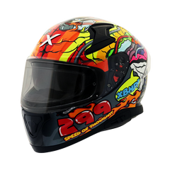 AXOR APEX XBHP 299 HELMET NEON YELLOW BLUE - LRL Motors