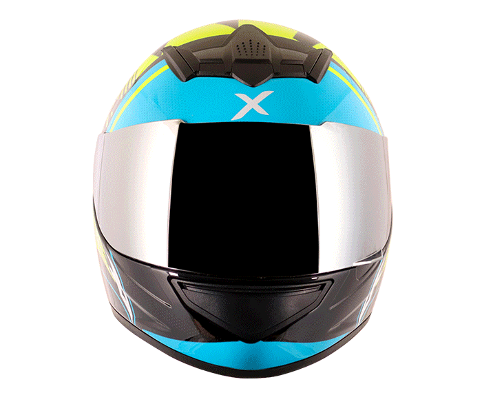 AXOR HELMET - RAGE RR3 BLACK NEON YELLOW HELMET - LRL Motors