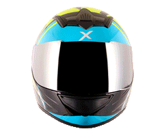 AXOR HELMET - RAGE RR3 BLACK NEON YELLOW HELMET - LRL Motors