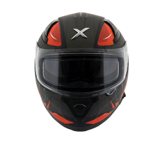AXOR HELMETS - APEX HUNTER BLACK ORANGE - LRL Motors